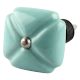 Solid Sage Green Square Ceramic Wine Stopper